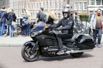 Amsterdam 24 mei 2016 
Ruud de Wild op zijn nieuwe Honda Goldwing motor.