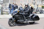 Amsterdam 24 mei 2016 
Ruud de Wild op zijn nieuwe Honda Goldwing motor.