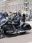 Amsterdam 24 mei 2016 
Ruud de Wild op zijn nieuwe Honda Goldwing motor.