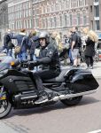Amsterdam 24 mei 2016 
Ruud de Wild op zijn nieuwe Honda Goldwing motor.