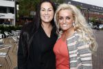 Hilversum 25 mei 2016
Feest Imca Marina vanwege 60 jarig artiesten jubileum en haar 75e verjaardag in de kei.
Samantha Steenwijk met partner
