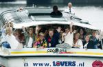 Amsterdam 26 mei 2016
Wesly Bronkhorst aan het varen met fans door de grachten van Amsterdam.