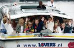 Amsterdam 26 mei 2016
Wesly Bronkhorst aan het varen met fans door de grachten van Amsterdam.