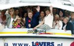 Amsterdam 26 mei 2016
Wesly Bronkhorst aan het varen met fans door de grachten van Amsterdam.