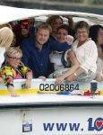 Amsterdam 26 mei 2016
Wesly Bronkhorst aan het varen met fans door de grachten van Amsterdam.