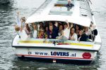 Amsterdam 26 mei 2016
Wesly Bronkhorst aan het varen met fans door de grachten van Amsterdam.