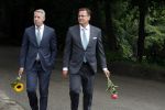 Vught 13 juni 2017
Herdenkingsdienst/ begrafenis van Sandra Reemer in kasteel Maurick. Albert Verlinde en Onno Hoes