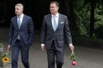 Vught 13 juni 2017
Herdenkingsdienst/ begrafenis van Sandra Reemer in kasteel Maurick. Albert Verlinde en Onno Hoes
