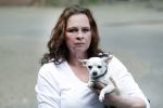 Breda 11 mei 2017
Andrea van der Kaap de weduwe van Sugar Lee Hooper op haar scootmobiel