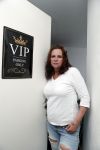 Breda 11 mei 2017
Andrea van der Kaap de weduwe van Sugar Lee Hooper op haar scootmobiel