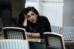 Amsterdam 7 juni 2017 
Anna Nooshin verdrietig bellend op terras