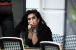 Amsterdam 7 juni 2017 
Anna Nooshin verdrietig bellend op terras