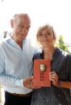 Zandvoort 1 juni 2017 
Boekpresentatie Peter Romer en zijn vrouw Anette Hock in standtent Rapa Nui . Hun kinderen waaronder Thijs en Nienke kregen het eerste boek.