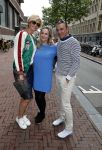 Amsterdam 8 juni 2017 
Talkies terras awards in het W hotel. Anouk Smulders met Tom Sebastiaan Selke en Kristina Bozilovic