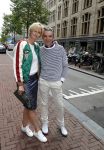 Amsterdam 8 juni 2017 
Talkies terras awards in het W hotel. Anouk Smulders met Tom Sebastiaan Selke en Kristina Bozilovic