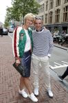 Amsterdam 8 juni 2017 
Talkies terras awards in het W hotel. Anouk Smulders met Tom Sebastiaan Selke en Kristina Bozilovic