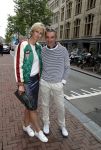 Amsterdam 8 juni 2017 
Talkies terras awards in het W hotel. Anouk Smulders met Tom Sebastiaan Selke en Kristina Bozilovic