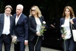 Vught 13 juni 2017
Herdenkingsdienst/ begrafenis van Sandra Reemer in kasteel Maurick. Antje Monteiro met manager Inge