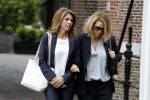 Vught 13 juni 2017
Herdenkingsdienst/ begrafenis van Sandra Reemer in kasteel Maurick. Antje Monteiro met manager Inge