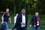Schiphol Stockholm 24 mei 2017
Vertrek supporters Ajax naar Stockholm. Aron Winter en Richard Witschge