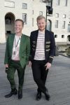 Amsterdam 22 mei 2017 
Premiere pirates off the carabien in het scheepvaartmuseum. Bastiaan v Schaik met vriend