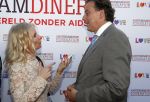 Amsterdam 17 juni 2017  
Amsterdam diner in het AFAS music hall in Amsterdam. Bert Koenders met Annette de Vries