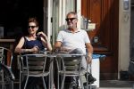 Amsterdam 15 juni 2017
Bert Kuizenga met zijn vrouw op terras