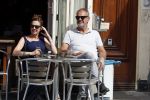 Amsterdam 15 juni 2017
Bert Kuizenga met zijn vrouw op terras