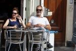 Amsterdam 15 juni 2017
Bert Kuizenga met zijn vrouw op terras