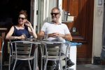 Amsterdam 15 juni 2017
Bert Kuizenga met zijn vrouw op terras