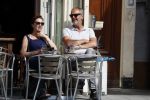 Amsterdam 15 juni 2017
Bert Kuizenga met zijn vrouw op terras