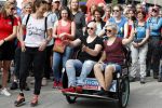 Amsterdam 17 mei 2017
Evelien de Bruijn en Bibian Mentel lopen mee in de marathon voor het Nederlands Kankerfonds (KWF). Vertrek wan bij het Antoni v Leeuwenhoek