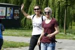 Amsterdam 17 mei 2017
Evelien de Bruijn en Bibian Mentel lopen mee in de marathon voor het Nederlands Kankerfonds (KWF). Vertrek wan bij het Antoni v Leeuwenhoek
