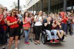 Amsterdam 17 mei 2017
Evelien de Bruijn en Bibian Mentel lopen mee in de marathon voor het Nederlands Kankerfonds (KWF). Vertrek wan bij het Antoni v Leeuwenhoek