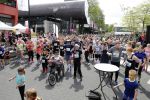 Hilversum 21 mei 2017
Bart 's mediarun op het mediapark tbd de Bart de Graaff foundation. Aanwezig zus Miriam en moeder Marianne  van Bart de Graaff. Bridget Maasland zoon Mees , Kees Tol Howard Komproe en Jan Heemskerk lopen mee. Irene Moors presenteert het geheel.