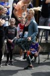 Hilversum 21 mei 2017
Bart 's mediarun op het mediapark tbd de Bart de Graaff foundation. Aanwezig zus Miriam en moeder Marianne  van Bart de Graaff. Bridget Maasland zoon Mees , Kees Tol Howard Komproe en Jan Heemskerk lopen mee. Irene Moors presenteert het geheel.