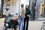 Amsterdam 16 juni 2017
Bryan Roy met zijn vriendin op Vespa scooter