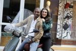 Amsterdam 16 juni 2017
Bryan Roy met zijn vriendin op Vespa scooter