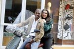 Amsterdam 16 juni 2017
Bryan Roy met zijn vriendin op Vespa scooter