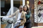 Amsterdam 16 juni 2017
Bryan Roy met zijn vriendin op Vespa scooter