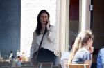 Amsterdam 15 juni 2017 
Carice v Houten en Eva v d Gucht op terras