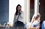 Amsterdam 15 juni 2017 
Carice v Houten en Eva v d Gucht op terras