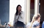 Amsterdam 15 juni 2017 
Carice v Houten en Eva v d Gucht op terras