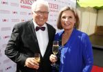 Amsterdam 17 juni 2017  
Amsterdam diner in het AFAS music hall in Amsterdam. Cees Rein v d Hoogenband met zijn vrouw