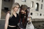 Amsterdam 22 mei 2017 
Premiere pirates off the carabien in het scheepvaartmuseum.  Jack Sparrow met Celine Huijsmans