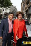 Amsterdam 8 juni 2017 
Talkies terras awards in het W hotel. Christine Kroonenberg met partner