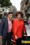 Amsterdam 8 juni 2017 
Talkies terras awards in het W hotel. Christine Kroonenberg met partner