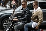 Amsterdam 20 mei 2017 
Ajax speler Daley Sinkgraven met .. op zijn vespa scooter