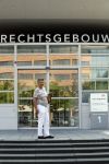 Utrecht 2 juni 2017
Rechtzaak Emile Ratelband en Moon v Buuren bij rechtbank van Utrecht . 
Kwamen beiden met hun advocaat