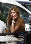 Amsterdam 15 juni 2017   
Estelle Cruijff op terras in amsterdam zuid